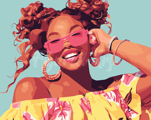 Dipingere con i numeri - Risata brillante Figured'Art