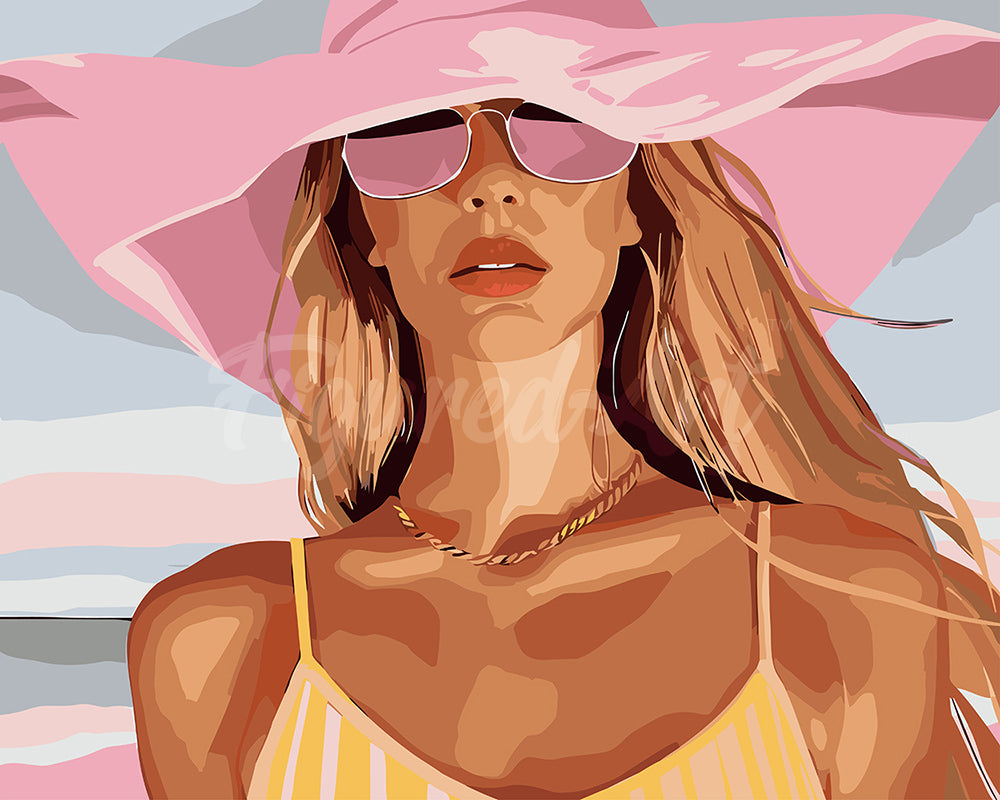 Dipingere con i numeri - Fascino al sole Figured'Art
