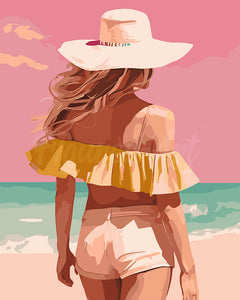 Dipingere con i numeri - Bellezza vicino al mare Figured'Art