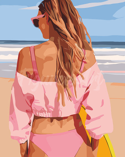 Dipingere con i numeri - In spiaggia con stile Figured'Art