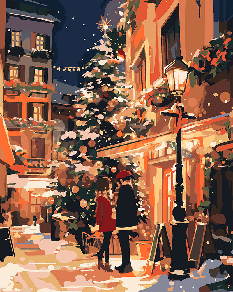 Dipingere con i numeri - Appuntamento romantico a Natale Figured'Art