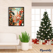 Carica l&#39;immagine nel visualizzatore di Gallery, Dipingere con i numeri - Ai mercatini di Natale