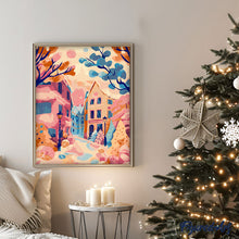 Carica l&#39;immagine nel visualizzatore di Gallery, Dipingere con i numeri - Villaggio innevato 1