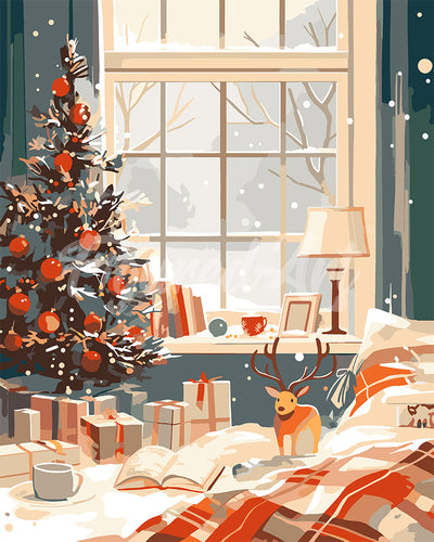 Dipingere con i numeri - Caldo Natale Figured'Art