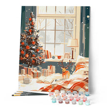 Carica l'immagine nel visualizzatore di Gallery, Dipingere con i numeri - Caldo Natale Figured'Art