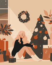 Carica l&#39;immagine nel visualizzatore di Gallery, Dipingere con i numeri - Tranquilla notte di Natale Figured&#39;Art