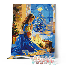 Carica l'immagine nel visualizzatore di Gallery, Dipingere con i numeri - Preghiera della Vigilia di Natale Figured'Art