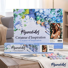 Carica l'immagine nel visualizzatore di Gallery, Dipingere con i numeri - Ragazza glamour a Natale