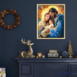 Dipingere con i numeri - Sacra Famiglia