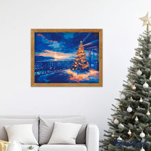 Carica l&#39;immagine nel visualizzatore di Gallery, Dipingere con i numeri - Terrazza natalizia scintillante