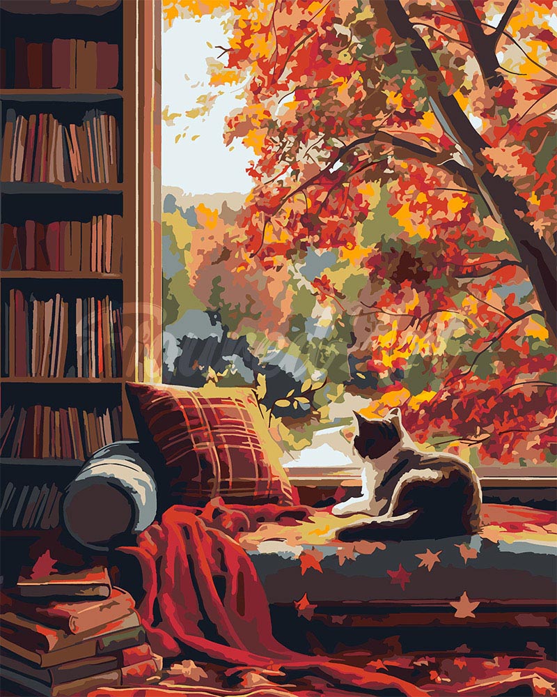Dipingere con i numeri - Osservando l'autunno Figured'Art