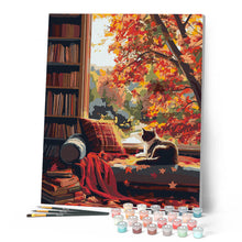 Carica l'immagine nel visualizzatore di Gallery, Dipingere con i numeri - Osservando l'autunno Figured'Art