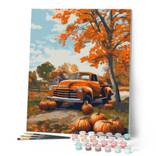 Carica l'immagine nel visualizzatore di Gallery, Dipingere con i numeri - Auto vintage in autunno Figured'Art