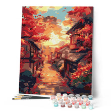Carica l'immagine nel visualizzatore di Gallery, Dipingere con i numeri - Strada autunnale a Kyoto Figured'Art