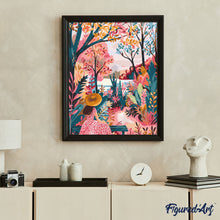 Carica l&#39;immagine nel visualizzatore di Gallery, Dipingere con i numeri - Giardino colorato autunnale