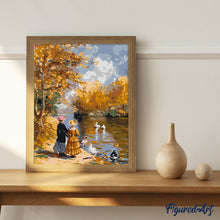 Carica l&#39;immagine nel visualizzatore di Gallery, Dipingere con i numeri - Gita autunnale ispirata a Renoir