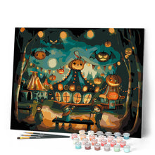 Carica l'immagine nel visualizzatore di Gallery, Dipingere con i numeri - Festa in maschera ad Halloween Figured'Art
