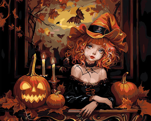 Dipingere con i numeri - Strega gotica Figured'Art