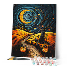 Carica l'immagine nel visualizzatore di Gallery, Dipingere con i numeri - Sentiero spettrale al chiaro di luna Figured'Art