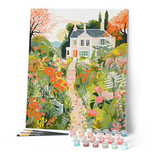 Carica l'immagine nel visualizzatore di Gallery, Dipingere con i numeri - Villa con Giardino Figured'Art