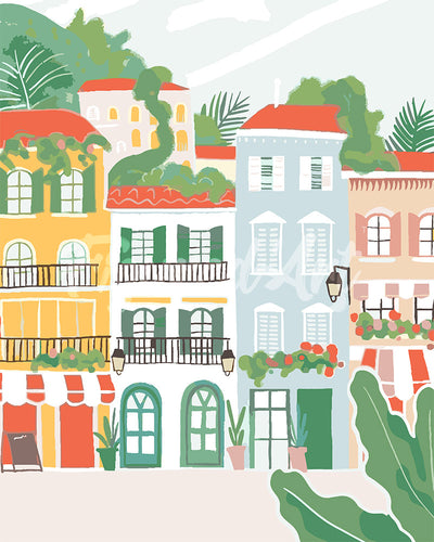 Dipingere con i numeri - Facciate Pastello Figured'Art