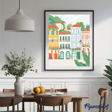 Carica l&#39;immagine nel visualizzatore di Gallery, Dipingere con i numeri - Facciate Pastello