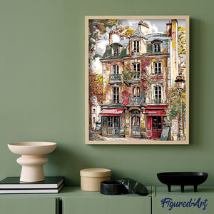 Dipingere con i numeri - Facciate Vintage di Parigi