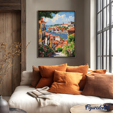 Carica l&#39;immagine nel visualizzatore di Gallery, Dipingere con i numeri - Vista sul Fiume di Porto