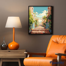 Carica l&#39;immagine nel visualizzatore di Gallery, Dipingere con i numeri - Scalinata verso la costa