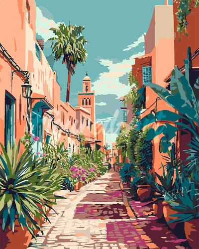 Dipingere con i numeri - Vicolo Marocchino Figured'Art