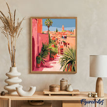 Carica l&#39;immagine nel visualizzatore di Gallery, Dipingere con i numeri - Vista sulla Città Marocchina
