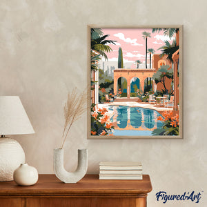 Dipingere con i numeri - Villa a Marrakech
