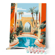 Carica l'immagine nel visualizzatore di Gallery, Dipingere con i numeri - Villa Marocchina Figured'Art