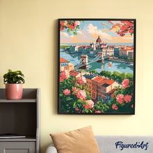 Carica l&#39;immagine nel visualizzatore di Gallery, Dipingere con i numeri - Budapest in Fiore