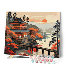 Carica l'immagine nel visualizzatore di Gallery, Dipingere con i numeri - Vista Vintage sulla Pagoda Figured'Art