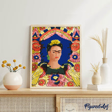 Carica l&#39;immagine nel visualizzatore di Gallery, Dipingere con i numeri - Frida - La cornice