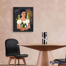 Carica l&#39;immagine nel visualizzatore di Gallery, Dipingere con i numeri - Frida - Io e i miei pappagalli