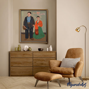 Dipingere con i numeri - Frida - Frida e Diego Rivera