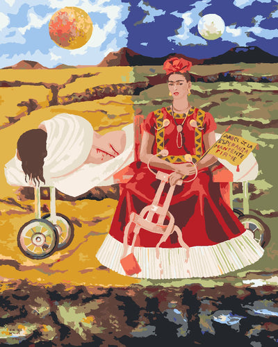 Dipingere con i numeri - Frida - Albero della speranza mantieniti saldo Figured'Art