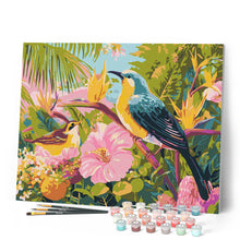 Carica l'immagine nel visualizzatore di Gallery, Dipingere con i numeri - Uccelli del Giardino Tropicale Figured'Art