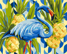 Carica l&#39;immagine nel visualizzatore di Gallery, Dipingere con i numeri - Fenicottero Blu Figured&#39;Art