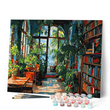Carica l'immagine nel visualizzatore di Gallery, Dipingere con i numeri - Biblioteca nella Serra Figured'Art