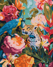 Carica l&#39;immagine nel visualizzatore di Gallery, Dipingere con i numeri - Pappagallo e Leopardo Figured&#39;Art