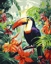 Carica l&#39;immagine nel visualizzatore di Gallery, Dipingere con i numeri - Tucano nella Giungla Figured&#39;Art