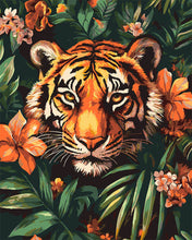 Carica l&#39;immagine nel visualizzatore di Gallery, Dipingere con i numeri - Tigre Tropicale Figured&#39;Art