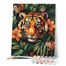 Carica l'immagine nel visualizzatore di Gallery, Dipingere con i numeri - Tigre Tropicale Figured'Art