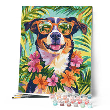 Carica l'immagine nel visualizzatore di Gallery, Dipingere con i numeri - Cane in Vacanza Figured'Art