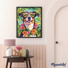 Carica l&#39;immagine nel visualizzatore di Gallery, Dipingere con i numeri - Cane in Vacanza