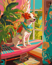 Carica l&#39;immagine nel visualizzatore di Gallery, Dipingere con i numeri - Cane Amante del Surf Figured&#39;Art