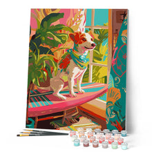 Carica l'immagine nel visualizzatore di Gallery, Dipingere con i numeri - Cane Amante del Surf Figured'Art